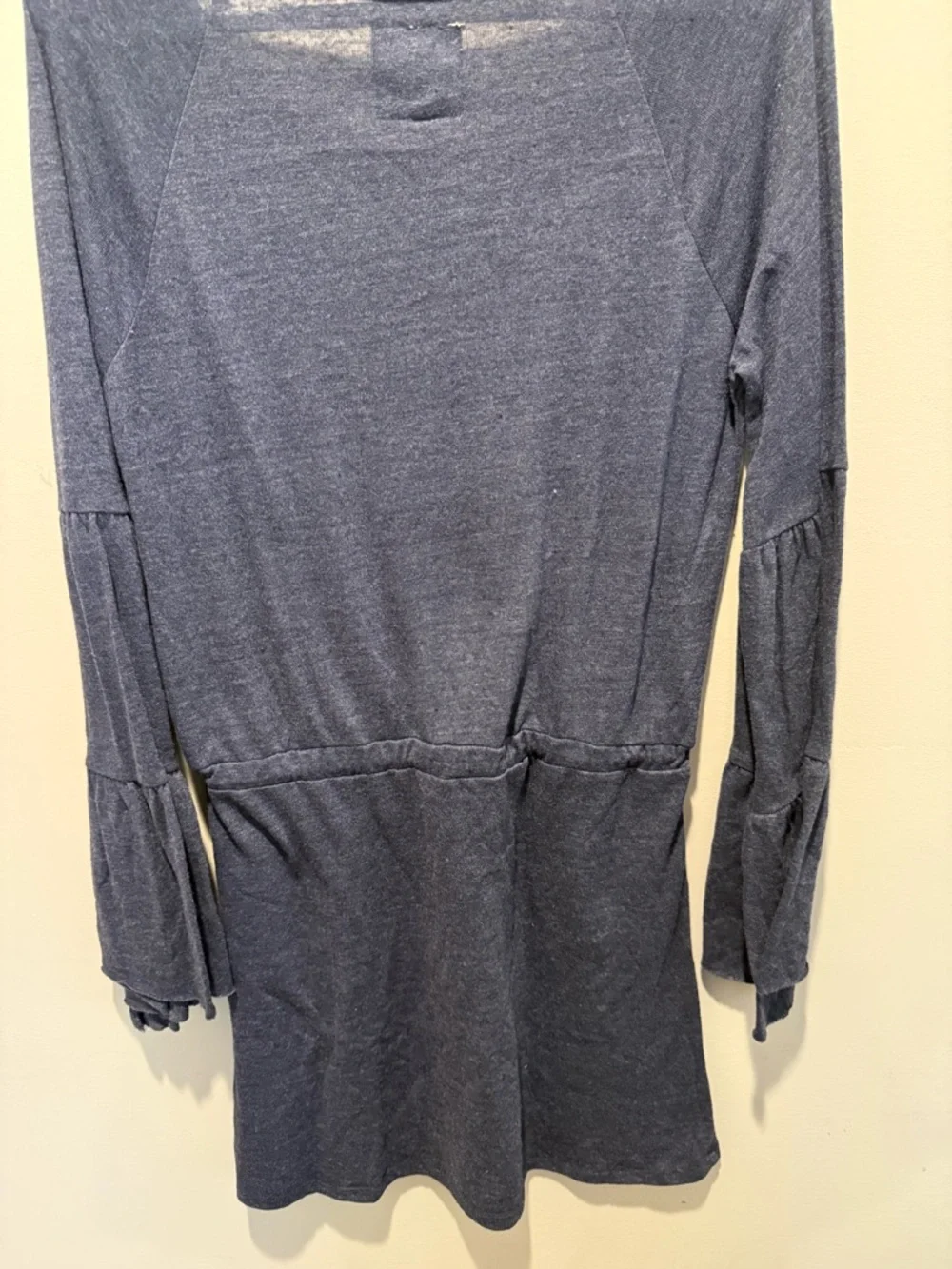 NWT Chaser brand women's navy long-sleeve knit dress - Picture 6 of 7